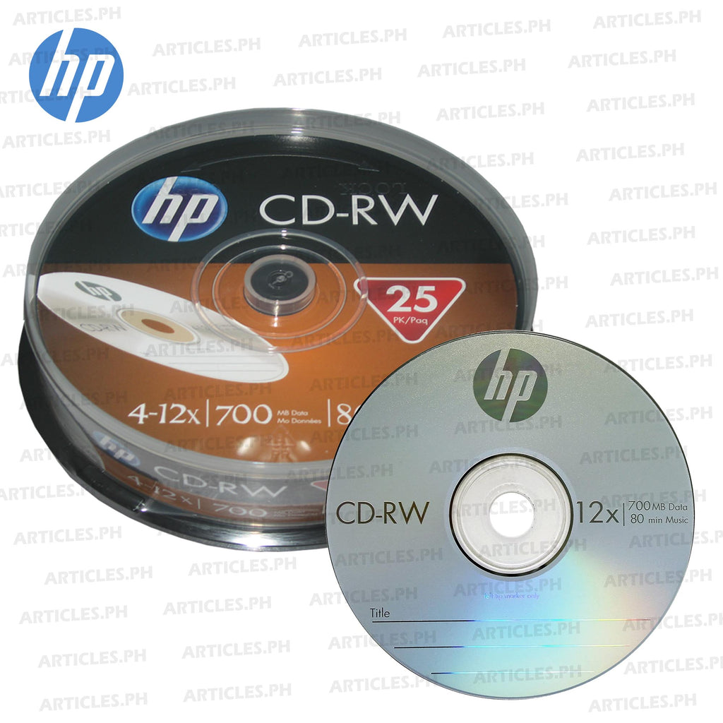 HP DVD-RW 4.7GB 4x Blank CD, 10 Pieces – Articles.com.ph